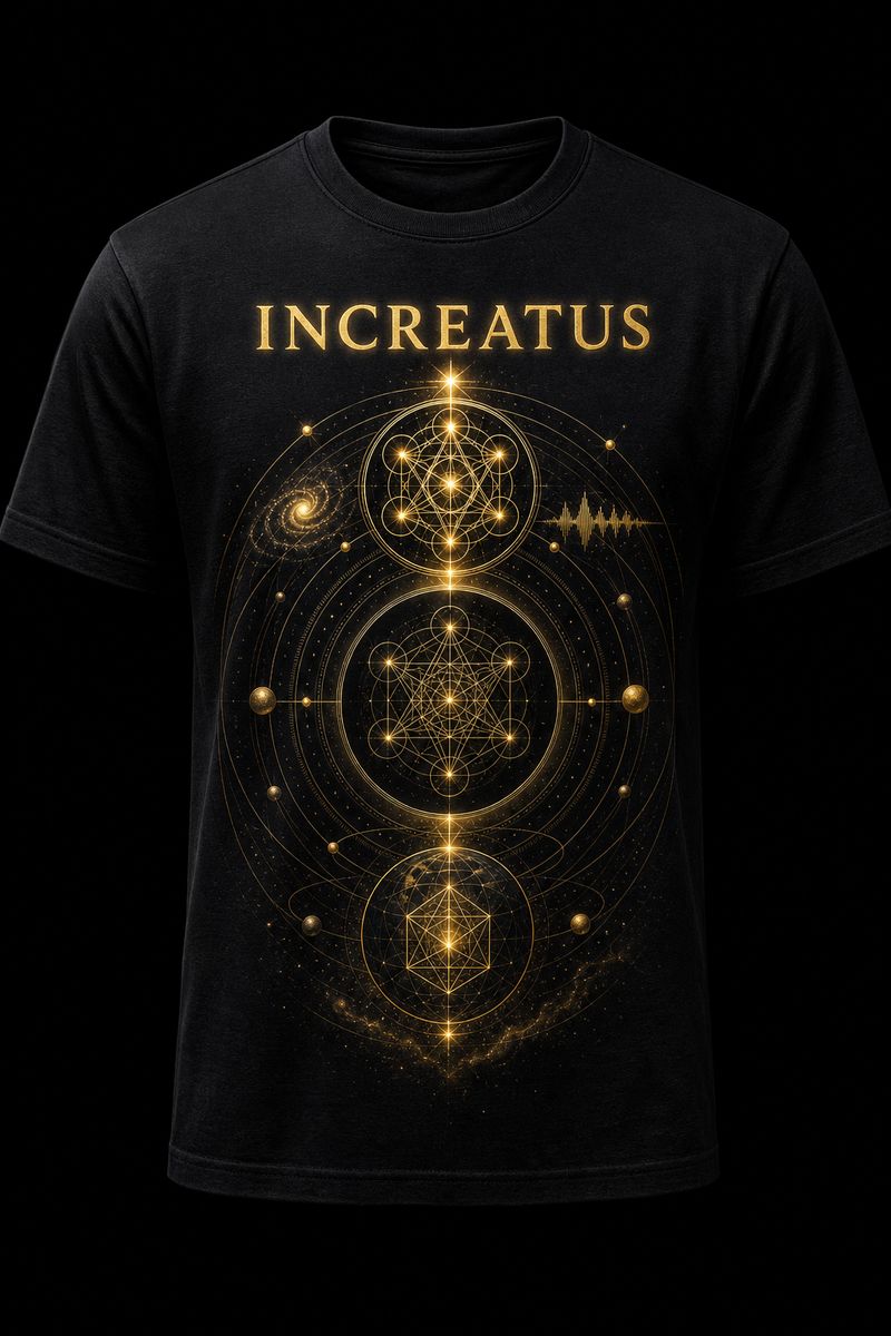 Increatus Origin premium black T-shirt